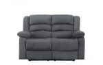 9824 Microfiber Fabric Reclining Loveseat By Gu Furniture Luxury Loveseats Mobilia Cleopatra 14 9824 Microfiber Fabric Reclining Loveseat By Gu Furniture 14