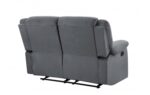 9824 Microfiber Fabric Reclining Loveseat By Gu Furniture Luxury Loveseats Mobilia Cleopatra 16 9824 Microfiber Fabric Reclining Loveseat By Gu Furniture 16