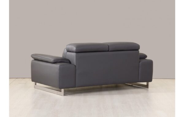636 DivanItalia Top Grain Italian Leather Loveseat By GU Furniture 14