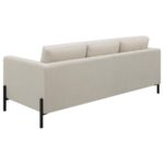 Tilly Upholstered Track Arm Sofa Oatmeal By Coaster Furniture Luxury Living Room Furniture Mobilia Cleopatra 14 Tilly Upholstered Track Arm Sofa Oatmeal By Coaster Furniture 14