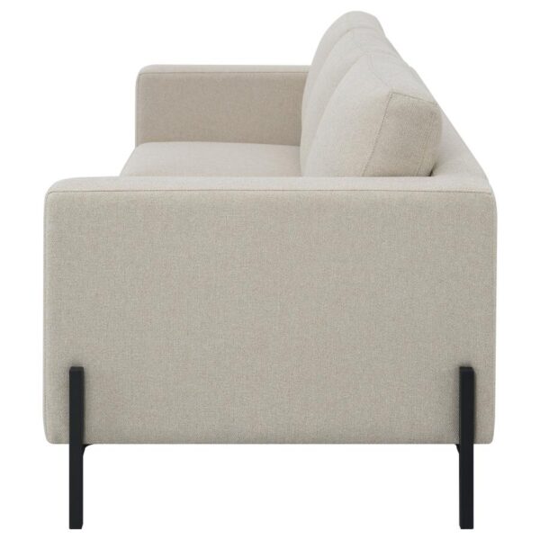 Tilly Upholstered Track Arm Sofa Oatmeal By Coaster Furniture 10