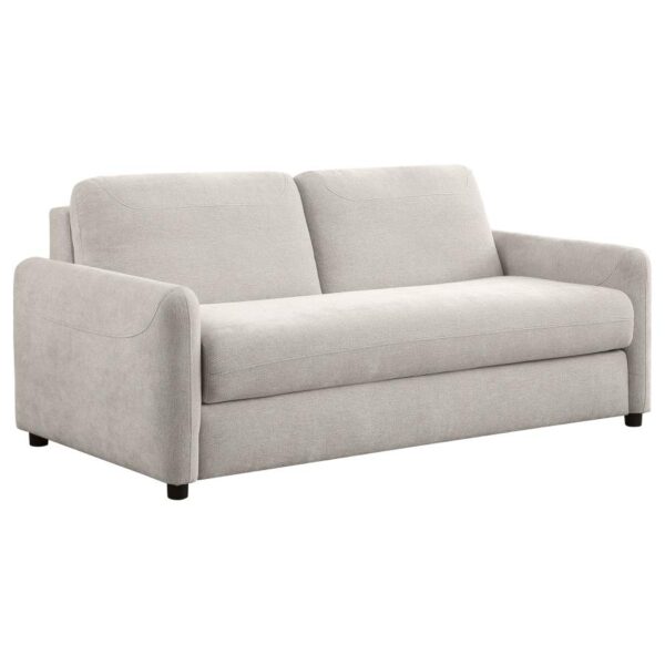 Rylie Upholstered Sofa Sleeper with Queen Mattress Beige by Coaster Furniture 12