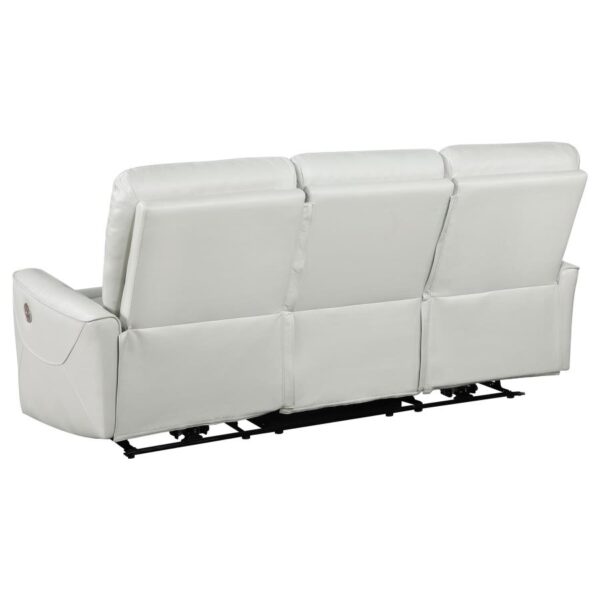 Greenfield Upholstered Power Reclining Sofa Dove Grey by Coaster Furniture 11