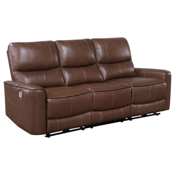 Greenfield Contemporary Power Reclining Sofa by Coaster furniture 12
