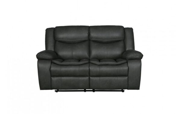 6967 Leather Aire Loveseat By GU Furniture 16