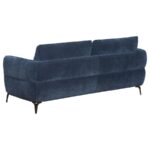 Lively Chenille Upholstered Modern Track Arm Sofa Blue by Coaster furniture Luxury Living Room Furniture Mobilia Cleopatra 14 Lively Chenille Upholstered Modern Track Arm Sofa Blue by Coaster furniture 14