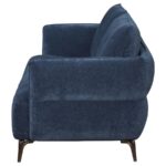 Lively Chenille Upholstered Modern Track Arm Sofa Blue by Coaster furniture Luxury Living Room Furniture Mobilia Cleopatra 15 Lively Chenille Upholstered Modern Track Arm Sofa Blue by Coaster furniture 15