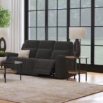 Brentwood Upholstered Motion Reclining Sofa Dark Charcoal by Coaster Furniture 15