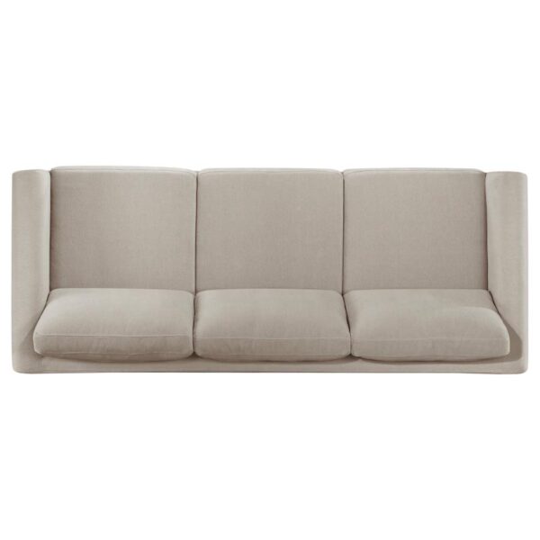 Islington Fabric Upholstered Panel Arm Sofa Taupe by Coaster Furniture 10