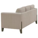 Islington Fabric Upholstered Panel Arm Sofa Taupe by Coaster Furniture Luxury Living Room Furniture Mobilia Cleopatra 16 Islington Fabric Upholstered Panel Arm Sofa Taupe by Coaster Furniture 16