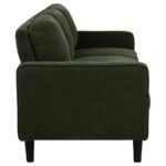 Ruth 77-inch Fabric Upholstered Track Arm Sofa Matcha Green by Coaster Furniture 14