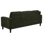 Ruth 77-inch Fabric Upholstered Track Arm Sofa Matcha Green by Coaster Furniture 15
