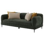 Modern Jade Green Chenille Sofa by Coaster Furniture Luxury Living Room Furniture Mobilia Cleopatra 18 Modern Jade Green Chenille Sofa by Coaster Furniture 18