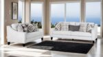 Turnham White/Black Sofa Transitional FM61112WH-SF by Furniture of America 26