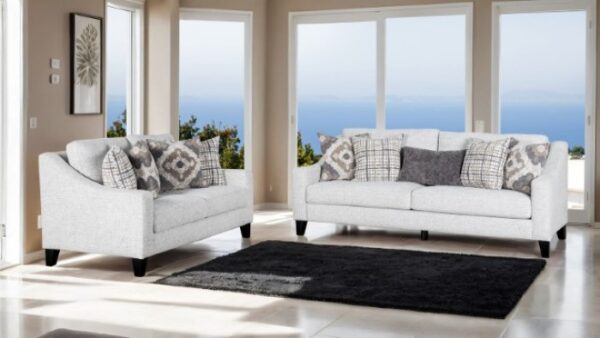 Turnham White/Black Sofa Transitional FM61112WH-SF by Furniture of America 18