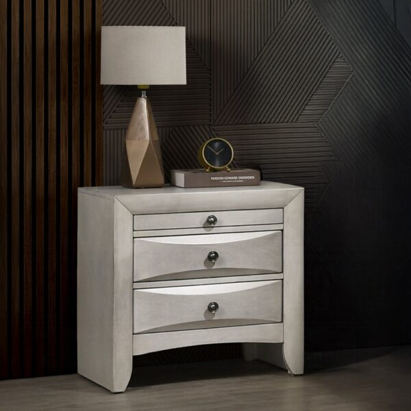 Ramondi Landis Nightstand in Antique White Finish BD05283 By ACME 7