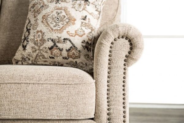 Buckhurst Transitional Taupe Sofa FM61110TP-SF by Furniture of America 13