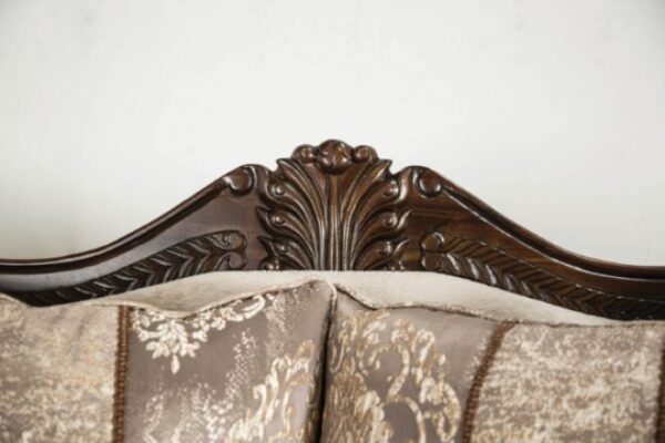 Andalusia Traditional Light Brown and Dark Cherry Sofa SM6450-SF by Furniture of America 9
