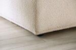 Stavanger Curved 3-Seater Sofa  Beige Bouclé FM63001BG-G by Furniture of America 13