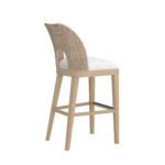 Frame Woven Cane Back Bar Stool in Chestnut Finish By Art Furniture Bar & Stool Mobilia Cleopatra 8 Frame Woven Cane Back Bar Stool in Chestnut Finish By Art Furniture 8