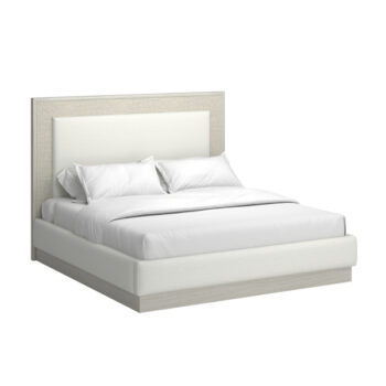 Cotiere King Upholstered Panel Bed Modern Mid-Century Luxury By Art Furniture