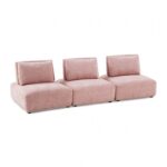 Stavanger 3-Seater Sofa in Pink Bouclé  FM63001PK-A by Furniture of America 11