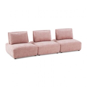 Stavanger 3-Seater Sofa in Pink Bouclé  FM63001PK-A by Furniture of America