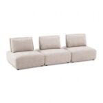 Stavanger 3-Seater Sofa in Light Brown Bouclé  FM63001LB-A by Furniture of America 11