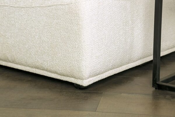 Stavanger Curved 3-Seater Sofa in White Bouclé  FM63001WH-G by Furniture of America 12
