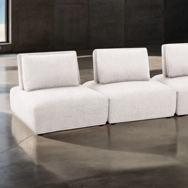 Stavanger 3-Seater Sofa in White Bouclé FM63001WH-A by Furniture of America 8