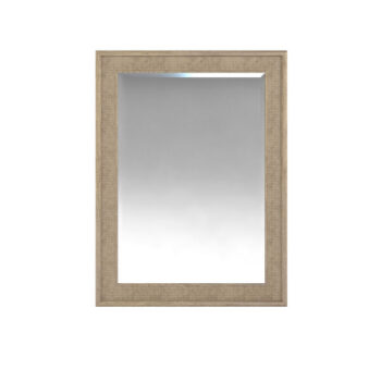Finn Mid-Century Modern Raffia Mirror By Art Furniture