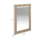 Finn Mid-Century Modern Raffia Mirror By Art Furniture Luxury Bedroom Dressers & Mirrors Mobilia Cleopatra 12 Finn Mid-Century Modern Raffia Mirror By Art Furniture 12