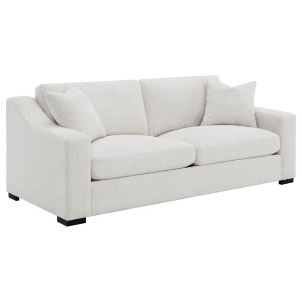 Ashlyn Fabric Upholstered Track Arm Sofa Sand by Coaster Furniture 12
