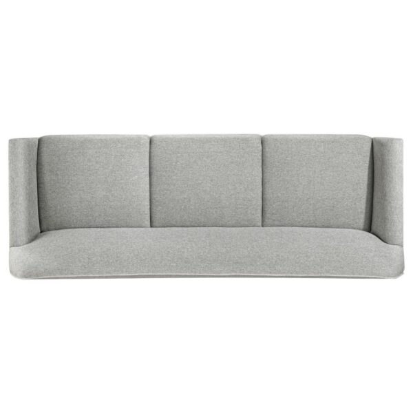 Vaughn Retro Wood Frame Grey Sofa by Coaster Furniture 11