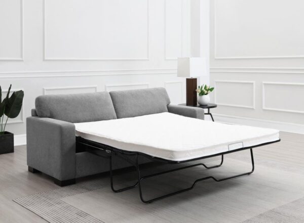 Simpson Contemporary Grey Sleeper Sofa by Coaster Furniture 12