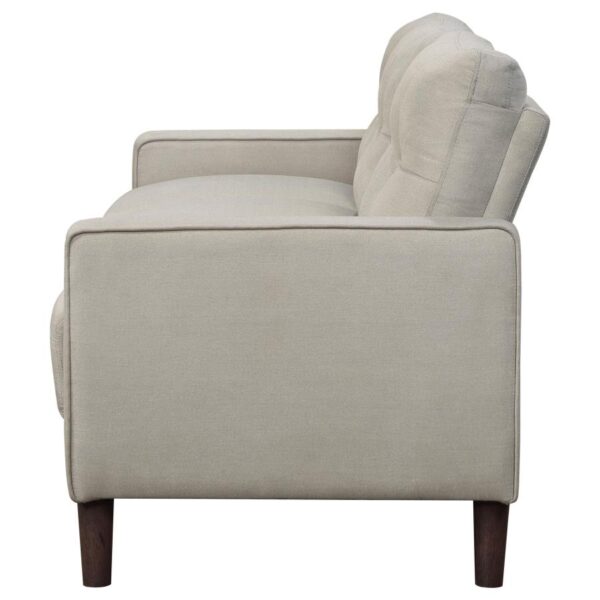 Bowen Upholstered Track Arm Tufted Sofa Beige By Coaster Furniture 10