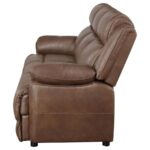 Ellington Upholstered Padded Arm Sofa Dark Brown by Coaster Furniture Luxury Living Room Furniture Mobilia Cleopatra 18 Ellington Upholstered Padded Arm Sofa Dark Brown by Coaster Furniture 18