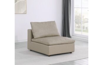 1100 Italian Leather Armless Chair By Gu Furniture