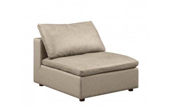 1100 Italian Leather Armless Chair By Gu Furniture 19
