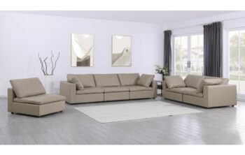 DivanItalia 1100 Beige 3-Piece Sofa Set By Gu Furniture