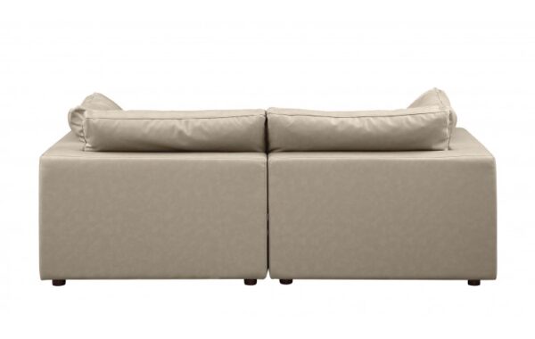 1100 DivanItalia Top Grain Italian Leather Loveseat By GU Furniture 21