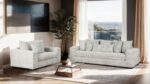 Summerset Chair and a Half in Gray Chenille | SM5199-CH by Furniture of America 16