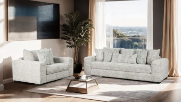 Summerset Chair and a Half in Gray Chenille | SM5199-CH by Furniture of America 10