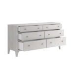 Mezzanine Dove Gray Six‑Drawer Dresser By Art Furniture Luxury Bedroom Dressers & Mirrors Mobilia Cleopatra 12 Mezzanine Dove Gray Six‑Drawer Dresser By Art Furniture 12