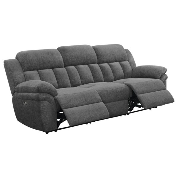 Bahrain Upholstered Power Sofa Charcoal By Coaster Furniture 10