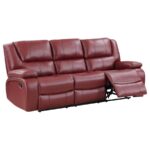 Camila Upholstered Motion Reclining Sofa Red By Coaster Furniture 20