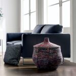 Mezzanotte Loveseat in Midnight Blue Italian Leather  FM90000-LV-PK by Furniture of America 13