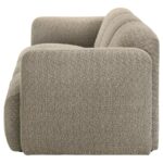 Dorset Sculptural Brown Three-Seat Sofa by Coaster Furniture 18