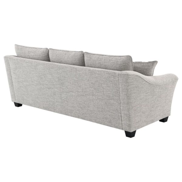 Tomkins Modern Gray Bouclé Sofa by Coaster Furniture 9