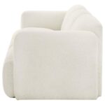 Dorset Fabric Upholstered Round Track Arm Sofa White Luxury Living Room Furniture Mobilia Cleopatra 14 Dorset Fabric Upholstered Round Track Arm Sofa White 14